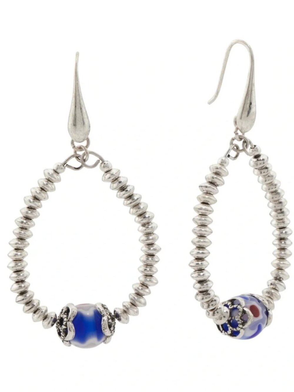 Patricia Nash Tear Drop Earrings (Silver Ox) - NIB